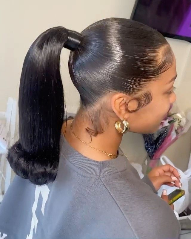 Sleek Ponytail Styling